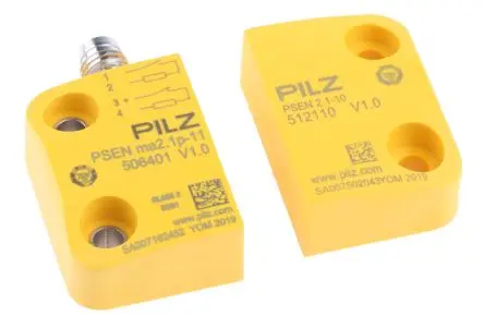 Produktfoto 1 von Pilz PSEN Magnetisch M8 Berührungsloser Sicherheitsschalter 24V dc aus Kunststoff, Öffner, Schließer (NO), Magnetisch
