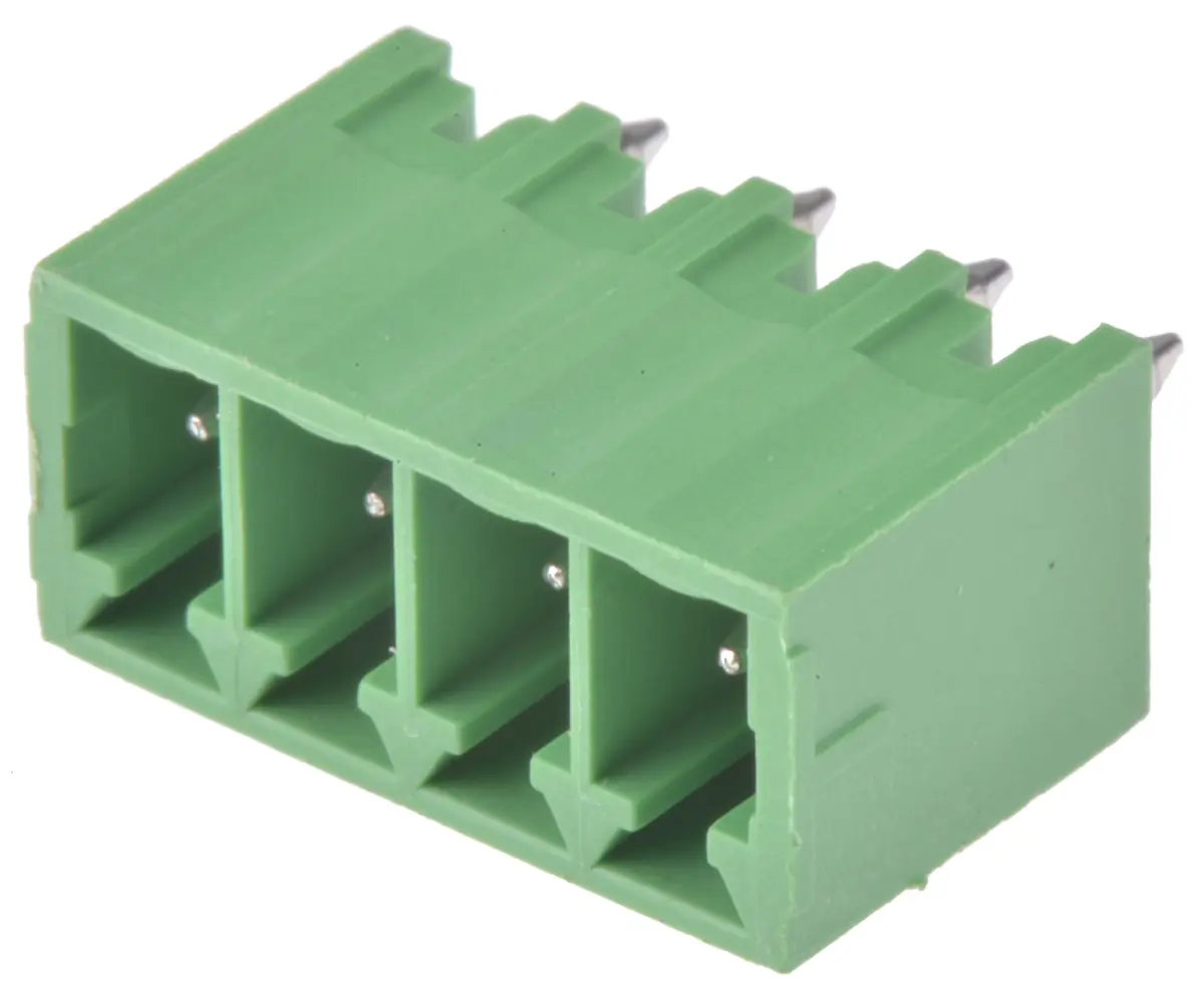 Wurth Elektronik 3211 Steckbarer Klemmenblock Header 4-Kontakte 3.5mm-Raster Gerade