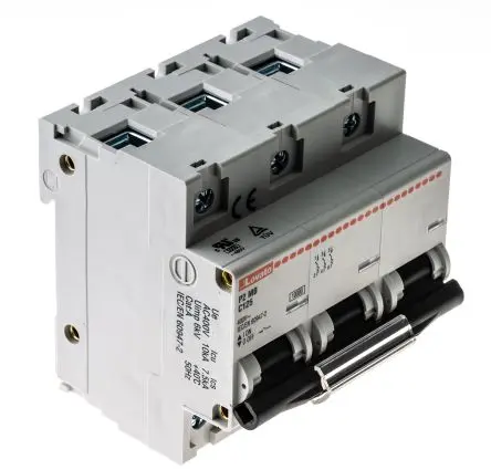 Produktfoto 1 von Lovato P2MB Miniaturüberlastschalter Typ C, Pol 3-polig 125A 400V ac, Abschaltvermögen 10 kA Modulo 60 V dc