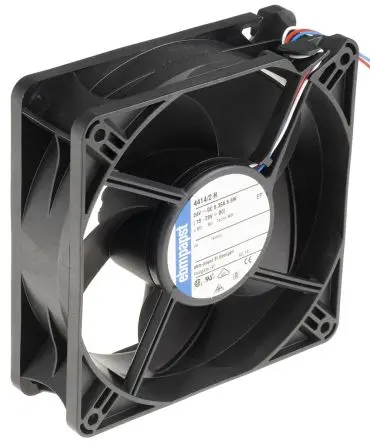 Produktfoto 1 von ebm-papst 4400 Axiallüfter, Kugel, 24V dc / 8.6 W, 4300 U/min, 240 m³/h 119 mm 38mm 38 mm