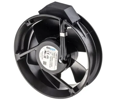 Produktfoto 1 von ebm-papst W2E143 Axiallüfter, Kugel, 115V ac / 26 W 0.12 A, 3300 U/min, 440 m³/h IP22 150 mm 172mm 51 mm