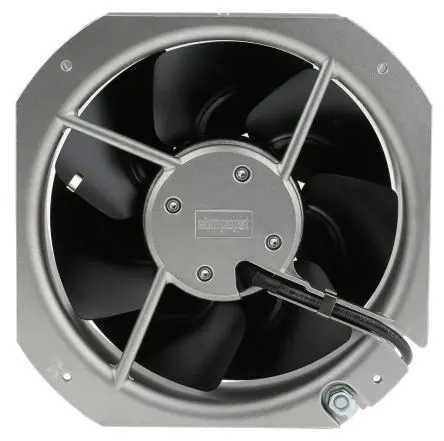 Produktfoto 1 von ebm-papst W2E200 Axiallüfter, Kugel, 230V ac / 80 W 350 mA, 2800 U/min, 880 m³/h IP22 225 mm 225mm 80 mm
