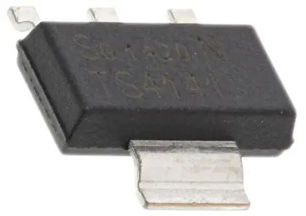 Produktfoto 1 von Infineon BTS4141N 1 Leistungsschalter-IC Netzschalter, Hochspannungsseite High-Side 320 mΩ 4-Pin 5 Ausg. SOT-223