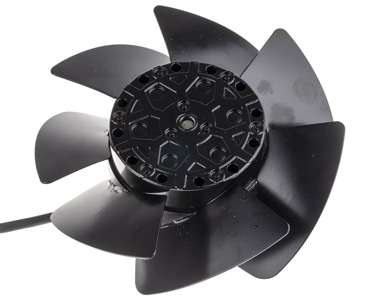 Produktfoto 1 von ebm-papst A2S130 AC-Axiallüfter, Kugellager, 230 V ac / 50W, 138.3 x 56.9mm, 2800 min⁻¹, 3250 min⁻¹, 325m³/h