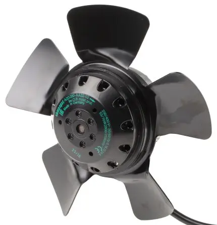 Produktfoto 1 von ebm-papst A Axiallüfter, Kugel, 230V ac, 400 V ac / 70 W 260 mA, 3150 U/min, 940 m³/h IP44 195 mm 73mm 52.5 mm