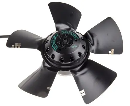 Produktfoto 1 von ebm-papst A Axiallüfter, Kugel, 230V ac, 400 V ac / 160 W 450 mA, 2950 U/min, 1845 m³/h IP44 250 mm 83mm 83 mm