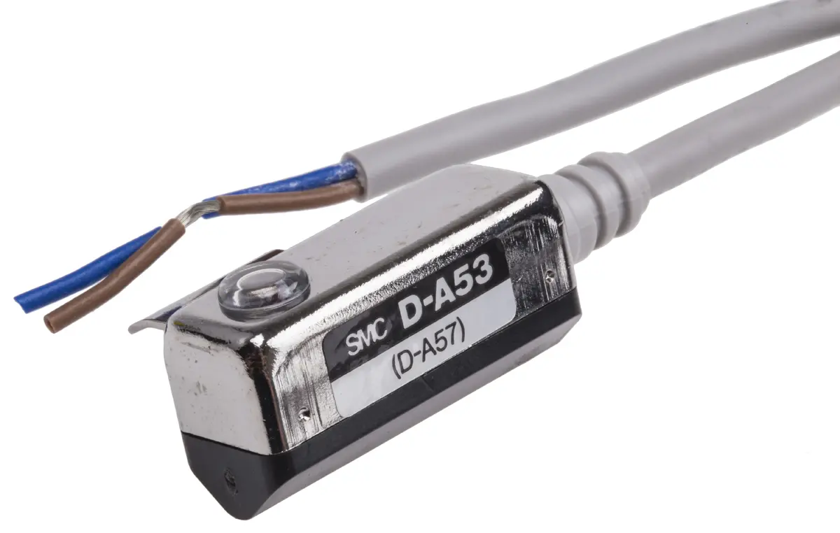 Produktfoto 1 von SMC Pneumatikzylinder & Betätiger-Schalter D-A5 Profilnut Reed 24 V dc LED Signalleuchten
