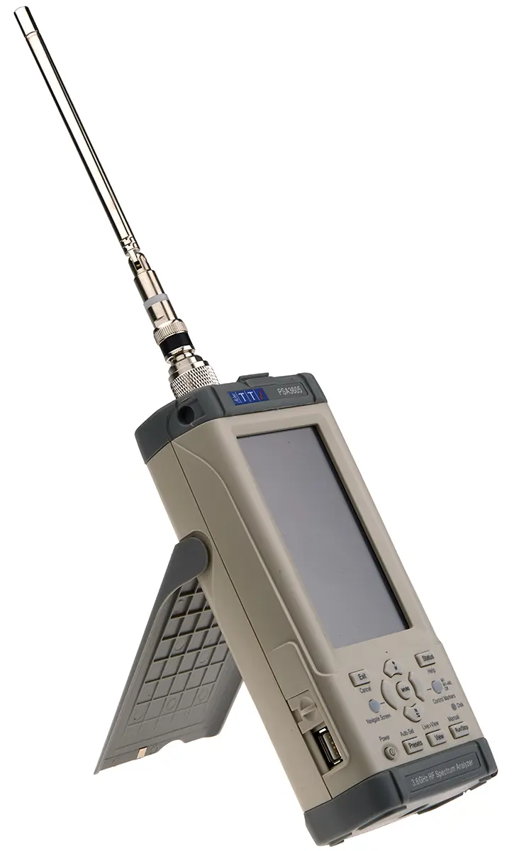 Produktfoto 1 von Aim-TTi PSA3605USC PSA Tragbar Spektrumanalysator, 3600 MHz, 10 MHz / 3.6 GHz, USB