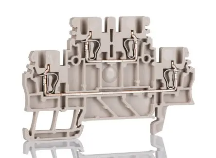 Weidmüller Z Anschlussklemmenblock für Durchkontaktierung 2 Beige, 1.5mm², 500V Klemme