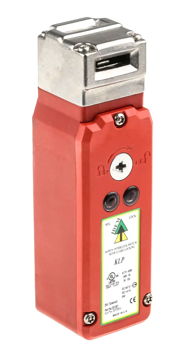 Produktfoto 1 von IDEM, KLP Magnetverriegelungsschalter Ja, Standardcodierung, 2 Öffner