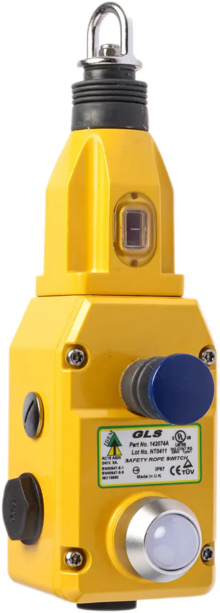Produktfoto 1 von IDEM GLS Seilzugschalter 80m Gerade IP 67 4P-polig Guardian Line