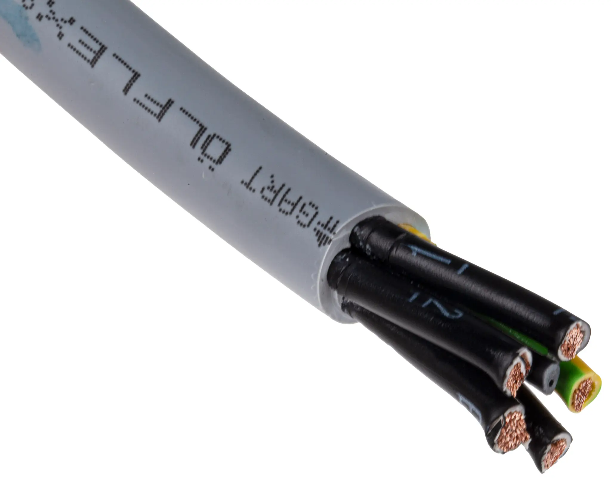Produktfoto 1 von RS PRO YY Steuerkabel, 5-adrig 6 mm² 9 AWG Ungeschirmt Grau, 50 m, Polyvinylchlorid