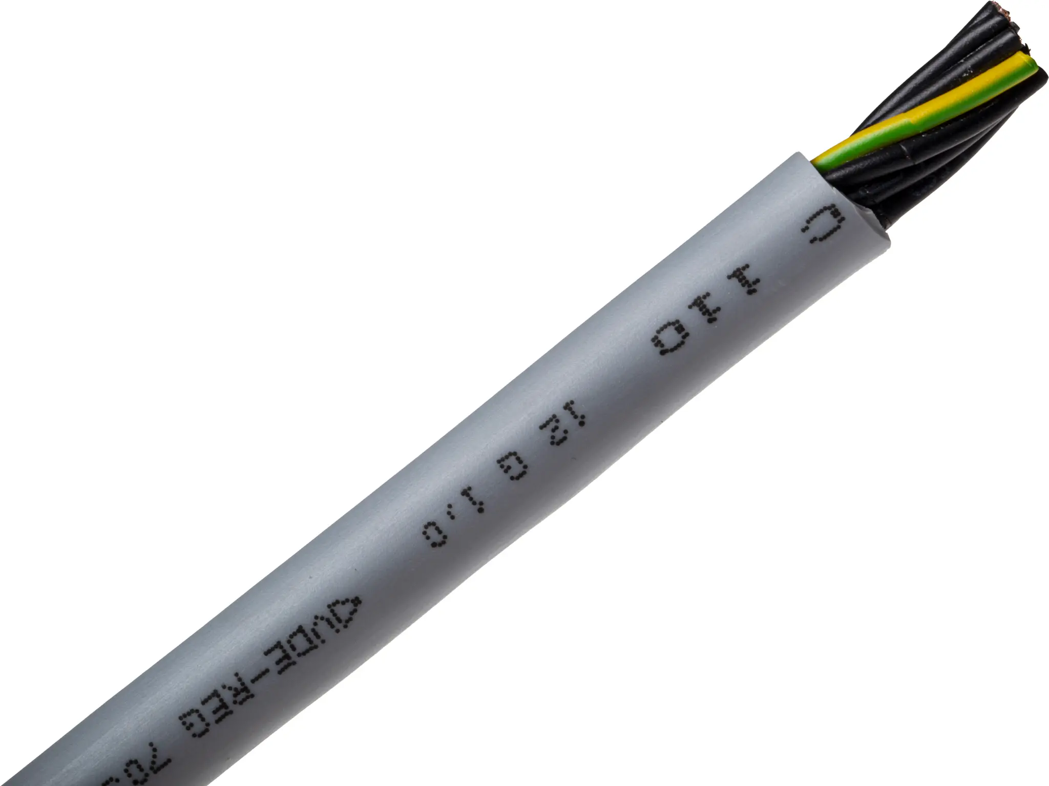 Produktfoto 1 von RS PRO YY Steuerkabel, 12-adrig 1 mm² 17 AWG Ungeschirmt Grau, 50 m, Polyvinylchlorid