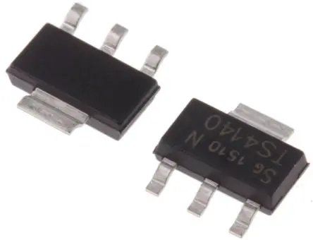 Produktfoto 1 von Infineon BTS4140N 1 Leistungsschalter-IC Netzschalter, Hochspannungsseite High-Side 3000 mΩ 4-Pin 5 Ausg. SOT-223
