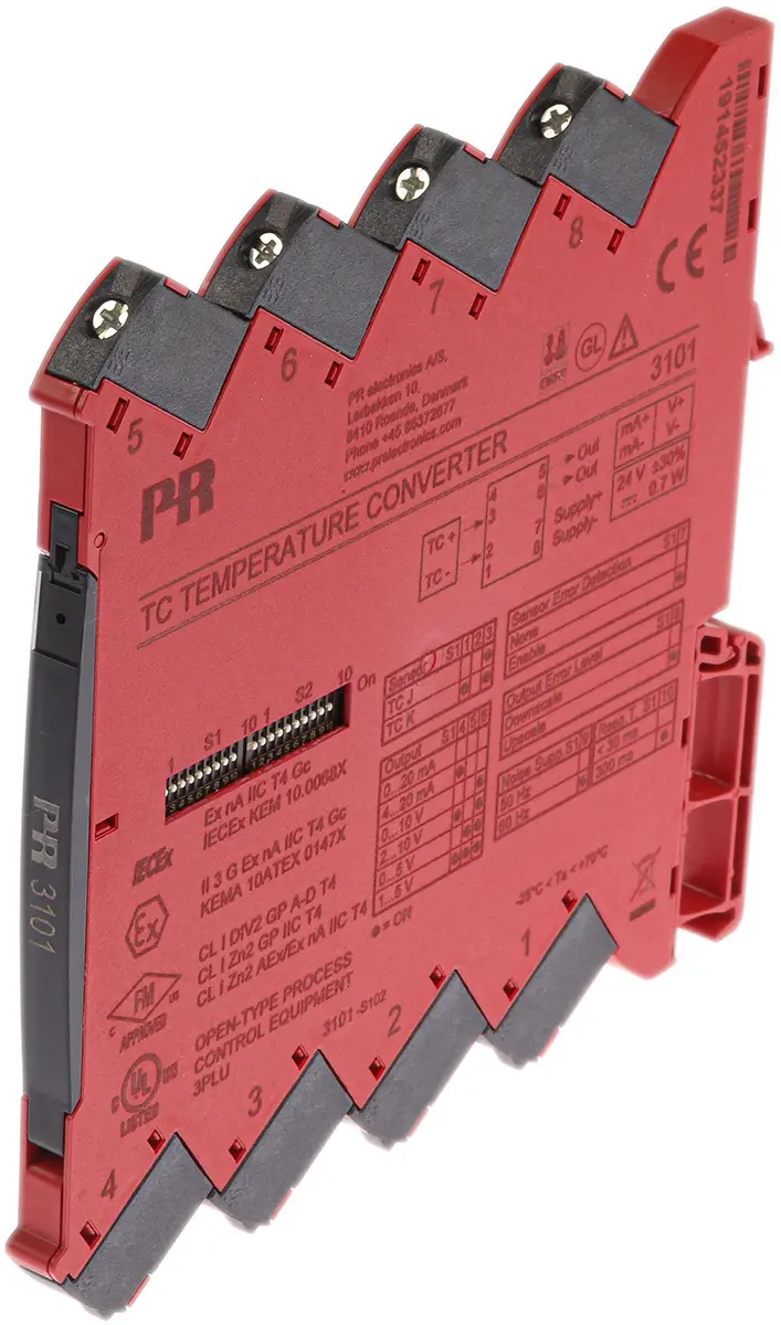 Produktfoto 1 von PR Electronics Temperatur-Messumformer 16,8 → 31,2 V dc für Temperatur Ausgang Stromstärke