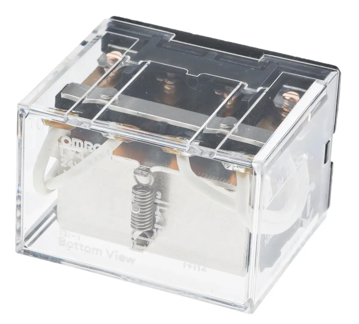 Produktfoto 1 von Omron LY4 24V dc Spule 4-poliger Wechsler Steckrelais 10A 350Ω 1.5W Monostabiles Relais