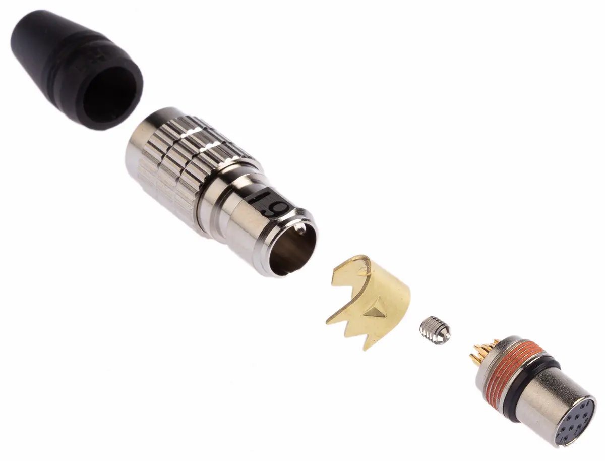Produktfoto 1 von Hirose HR25 7 Micro Rundsteckverbinder Buchse 8-polig Buchse 1A Kabel