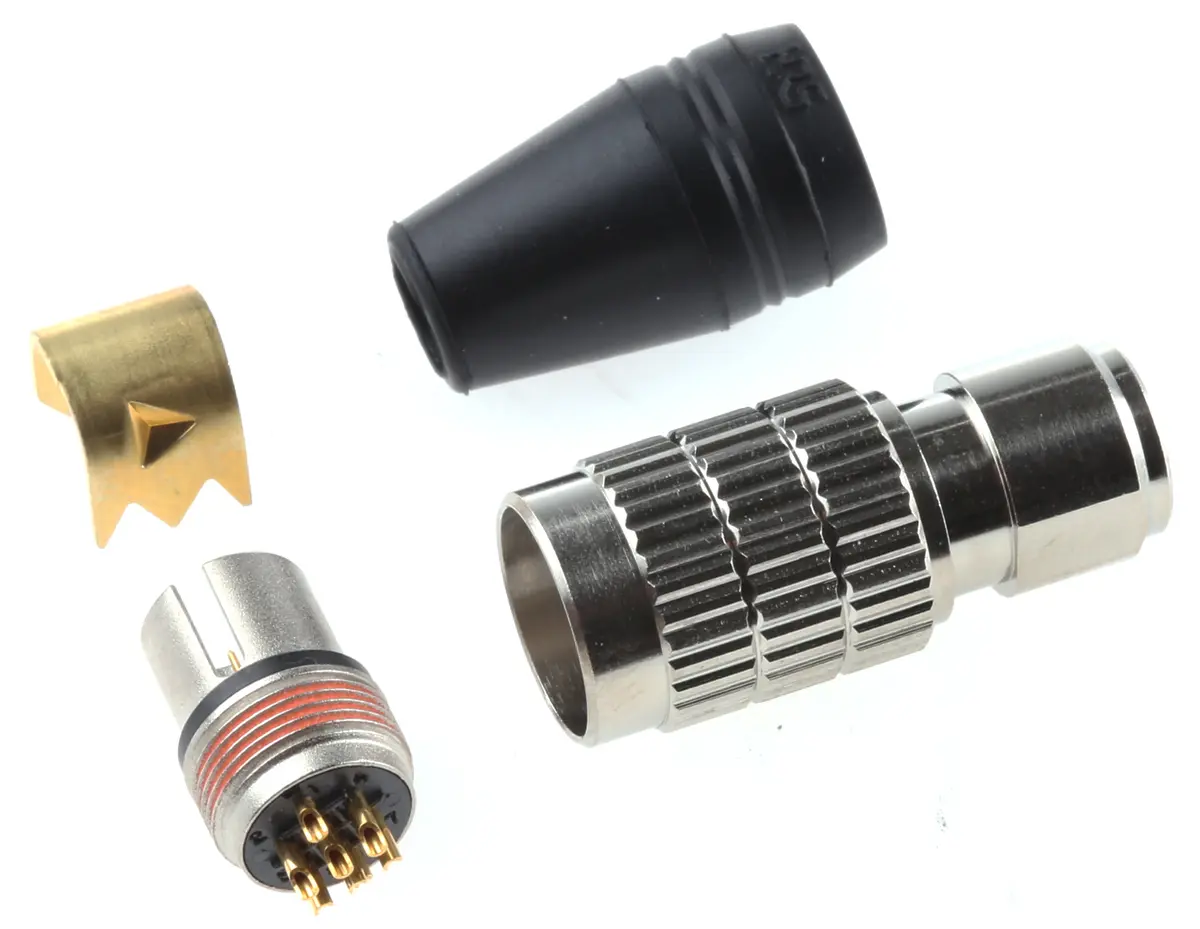 Produktfoto 1 von Hirose HR25 7 Micro Rundsteckverbinder Stecker 8-polig Buchse 1A Kabel
