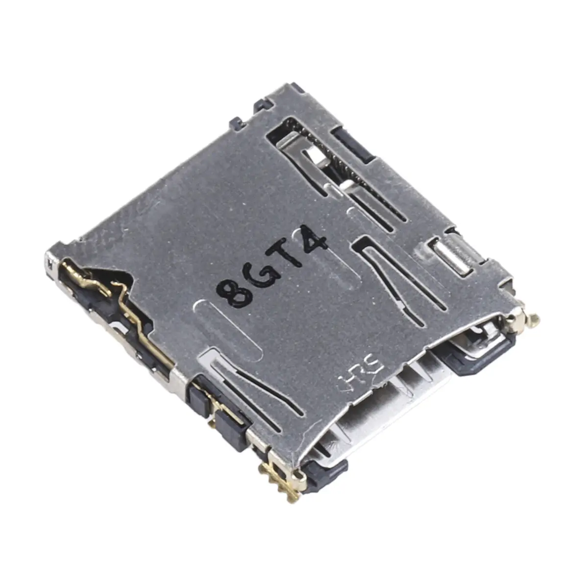 Hirose DM3 MicroSD, gewinkelt Steckverbinder für Speicherkarten Buchse, 8-polig / 1-reihig Lot, Raster 1.1 mm, Push-Push