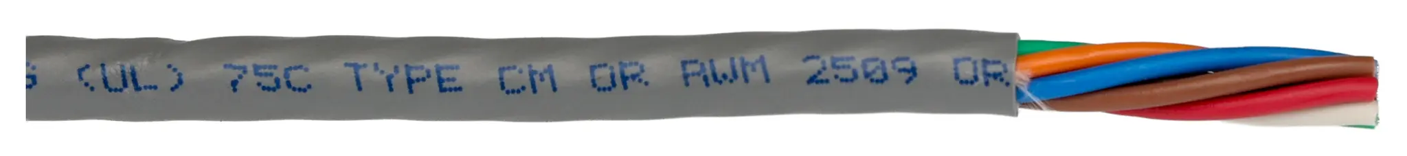 Produktfoto 1 von Alpha Wire Alpha Essentials Communication & Control Steuerkabel, 7-adrig 0.56mm² 20 AWG Grau Ungeschirmt, 30 m,