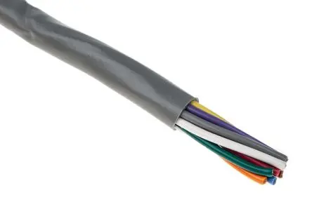 Produktfoto 1 von Alpha Wire Alpha Essentials Communication & Control Steuerkabel, 10-adrig 0.56mm² 20 AWG Grau Ungeschirmt, 30 m,