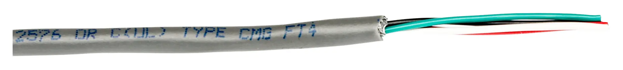 Produktfoto 1 von Alpha Wire Alpha Essentials Communication & Control Steuerkabel, 4-adrig 0.23mm² 24 AWG Grau Geschirmt, 30 m,