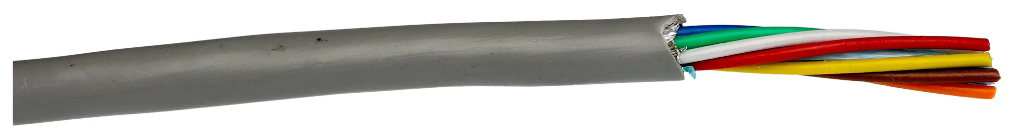 Produktfoto 1 von Alpha Wire Alpha Essentials Communication & Control Steuerkabel, 8-adrig 0.23mm² 24 AWG Grau Geschirmt, 30 m,