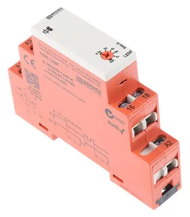 Broyce Control LEDF Zeitrelais, DIN-Hutschiene 24 V dc 230V ac, 24 V ac, 0.5 to 10 s, 1 Kont. 1, 1-poliger Umschalter