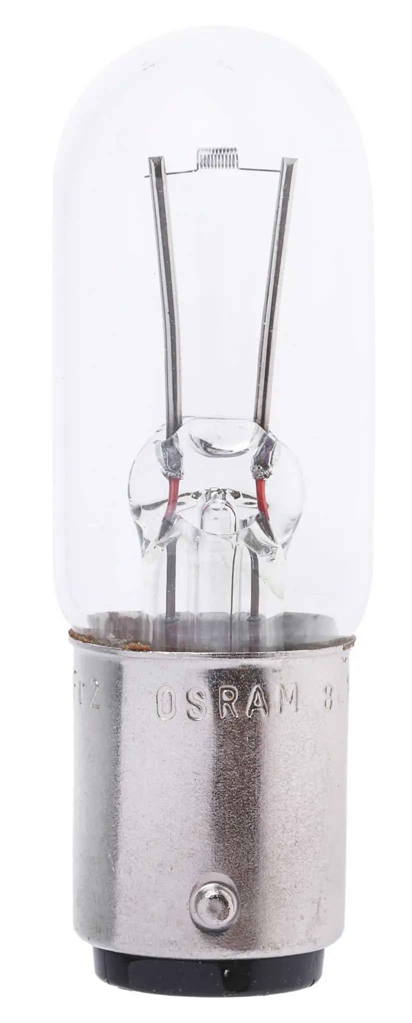 Produktfoto 1 von Osram Anzeigelampe 6 V Klar / 15 W, B15D Sockel Ø 19 mm 1000 h