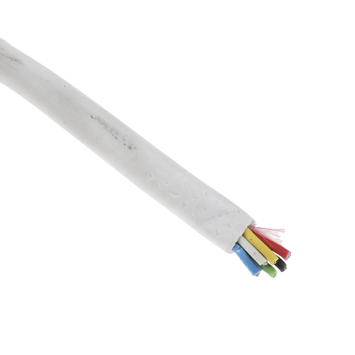 Produktfoto 1 von RS PRO Steuerkabel, 6-adrig 0.19 mm² Weiß Ungeschirmt, 100 m, Polyvinylchlorid