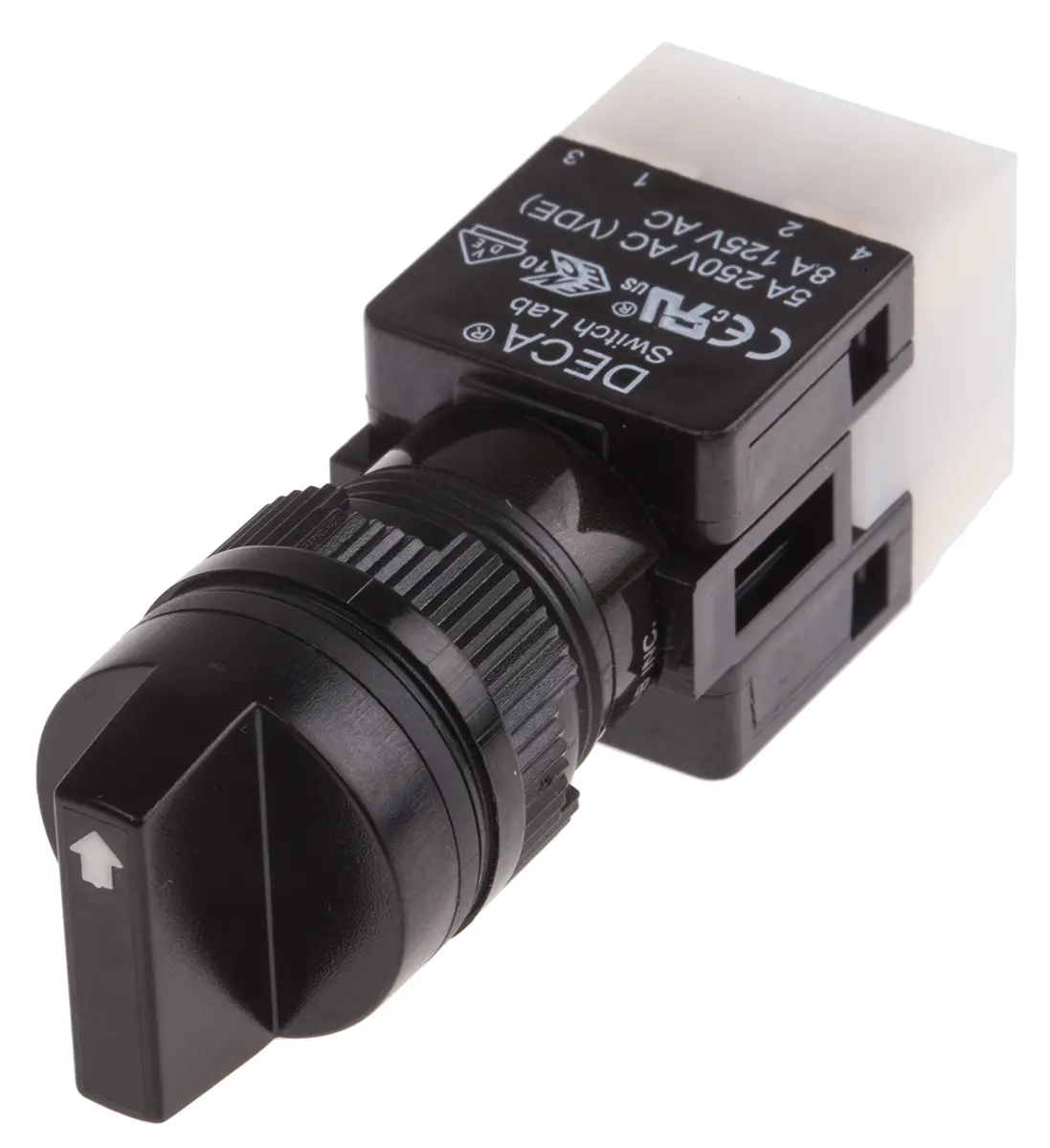Produktfoto 1 von RS PRO ADA Wahlschalter 3-Stufen IP65, 1 Schließer/1 Öffner