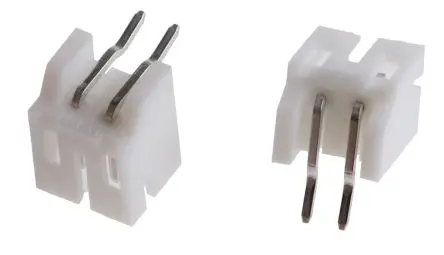 JST PH Leiterplattenleiste gewinkelt, 2-polig / 1-reihig, Raster 2 mm Raster Durchsteckmontage, Kabel-Platine, Ummantelt