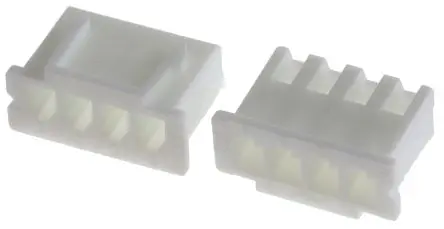 Produktfoto 1 von JST XHP Buchse Steckverbindergehäuse 2.5 mm, 4-polig / 1-reihig Gerade, Kabel für Trennbarer Crimp-Steckverbinder der