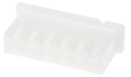 Produktfoto 1 von JST XHP Buchse Steckverbindergehäuse 2.5 mm, 6-polig / 1-reihig Gerade, Kabel für Trennbarer Crimp-Steckverbinder der