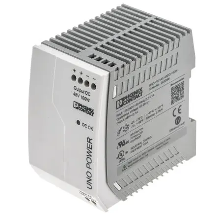Produktfoto 1 von Phoenix Contact UNO POWER DIN-Schienen Netzteil Geschalteter Modus 264V ac AC / 2.1 A 48V dc DC 100 W