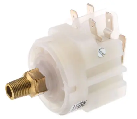 Produktfoto 1 von Herga Wechsler 6742-90 Einstellbar Druckschalter, 250V, 60 psi → 120 psi