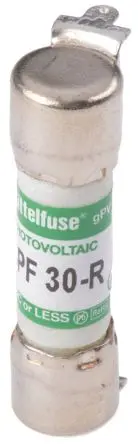Produktfoto 1 von Littelfuse SPF Patronensicherung F / 30A 10 x 38 mm 1kV dc Melamin