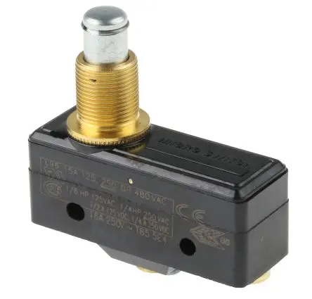 Produktfoto 1 von Honeywell Mikroschalter Stößel-Betätiger Schraube, 1-poliger Umschalter, 125 V ac, 15A IP65 3.61N -55 °C - 85 °C