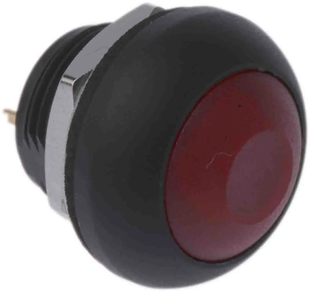 RS PRO Miniaturdruckschalter Rot Tastend Leiterplattenmontage Ø 13.6 mm, SPST / 400mA 50 V dc 32 V ac, IP67
