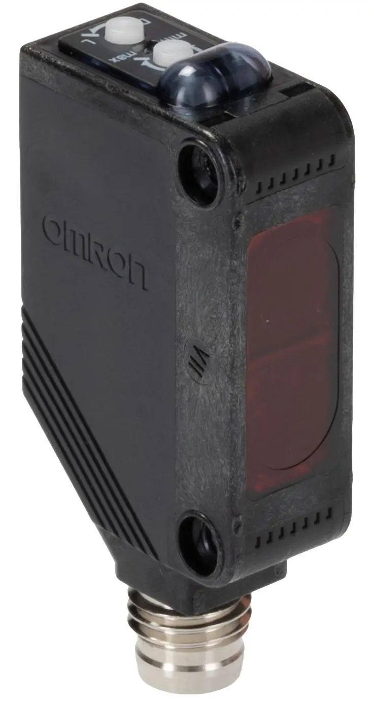 Produktfoto 1 von Omron E3Z Kubisch Optischer Sensor, Diffus, Bereich 5 mm → 100 mm, NPN Ausgang, 4-poliger M8-Steckverbinder,