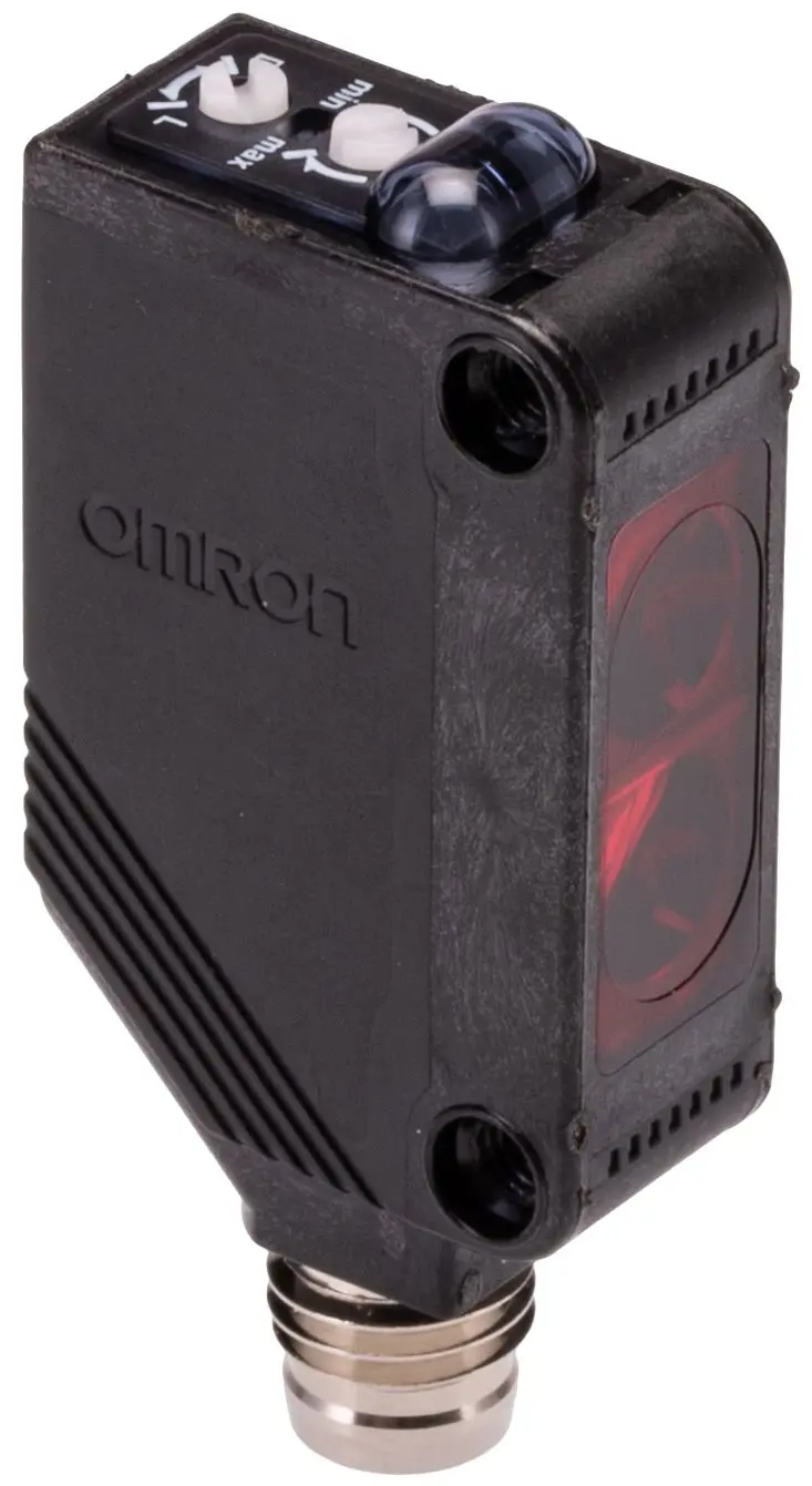 Produktfoto 1 von Omron Kunststoff NPN Optischer Sensor 8 to 500 mm M8-Steckverbinder 60 Hz IP40 1 ms 24 V dc Rotes Licht