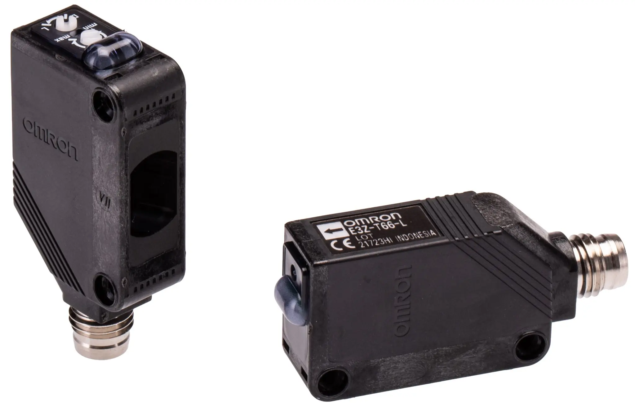 Omron E3Z Vierkant Optischer Sensor, Durchgangsstrahl, Bereich 15 m, NPN Ausgang, M8-Steckverbinder