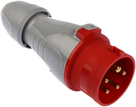 Produktfoto 1 von Legrand P17 Tempra Pro Leistungssteckverbinder Rot 3P+N+PE, 415V, Kabel Gerade IP44 16A
