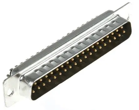 Produktfoto 1 von MH Connectors MHDB D-Sub-Steckverbinder C Gerade, 37-polig 2.77 mm Raster, Kabel