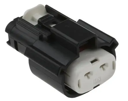 Produktfoto 1 von Molex 13 Steckverbindergehäuse, Draht, Schwarz, 2-polig, 10 AWG - 10 AWG max.