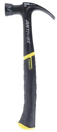Produktfoto 1 von Stanley Hammer, Klauenhammer aus Edelstahl 450 g Edelstahl-Stiel