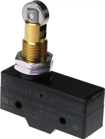 Produktfoto 1 von Omron Z Endschalter, Rollenstößel 1-poliger Umschalter, IP00, Duroplastisches Harz 500V