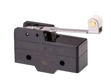 Produktfoto 1 von Omron Z Endschalter, Rollenhebel 1-poliger Umschalter, IP00, Duroplastisches Harz 500V