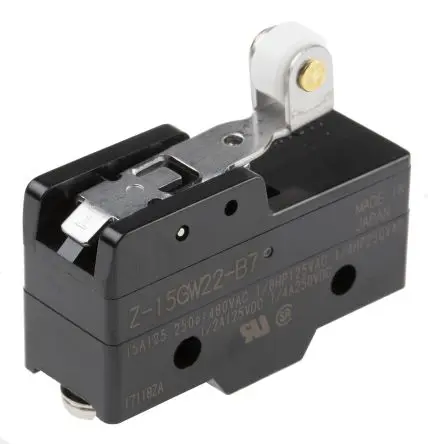 Omron Z Endschalter, Rollenhebel 1-poliger Umschalter, IP00, Duroplastisches Harz 500V