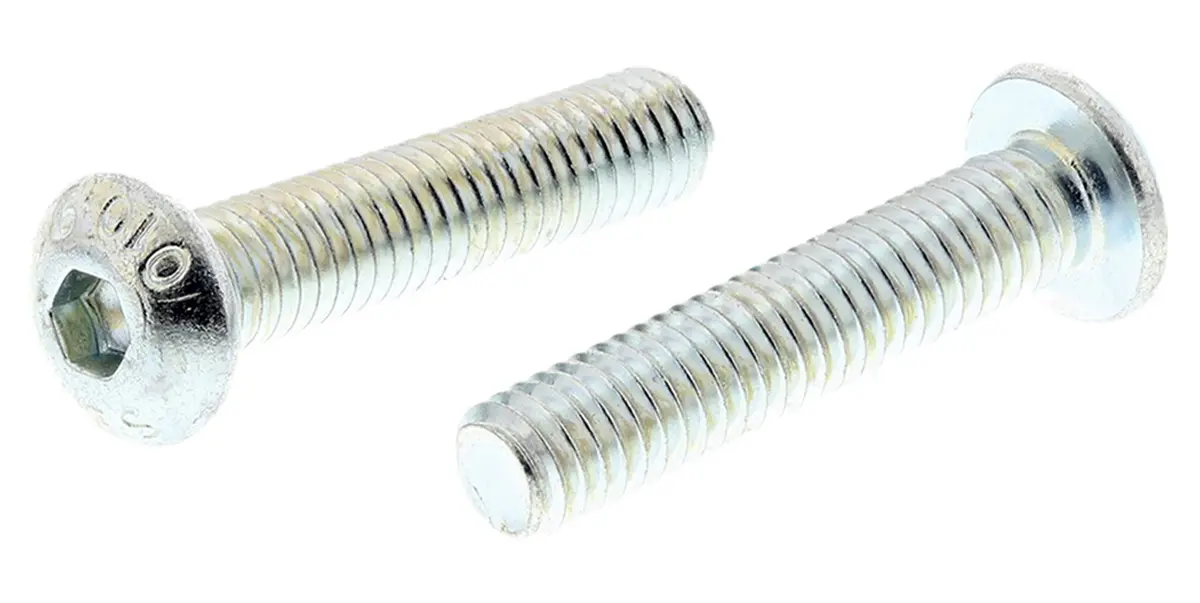 Produktfoto 1 von RS PRO Linsenkopf Innensechskantschraube, Stahl verzinkt, M4 x 0.7mm, 20mm
